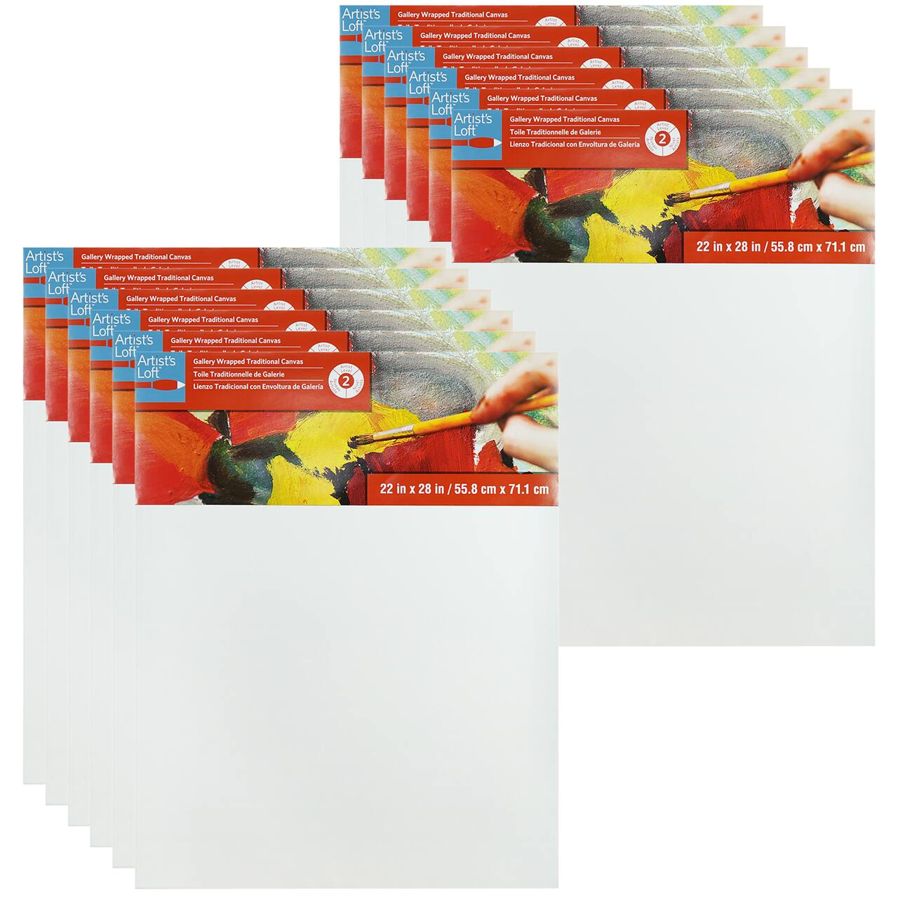 12 Pack: Level 2 Gallery Wrapped Traditional Canvas by Artist's Loft®